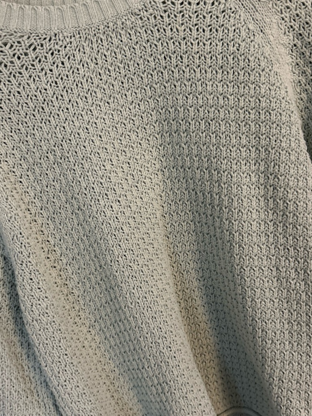 Sonoma Light Sage Knit Crewneck Sweater - Picture 2 of 3